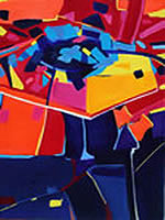 Image 21 - Abstract Offerings, acrylic on canvas, 24